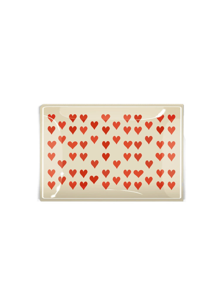 Decoupage Tray Thousand Hearts