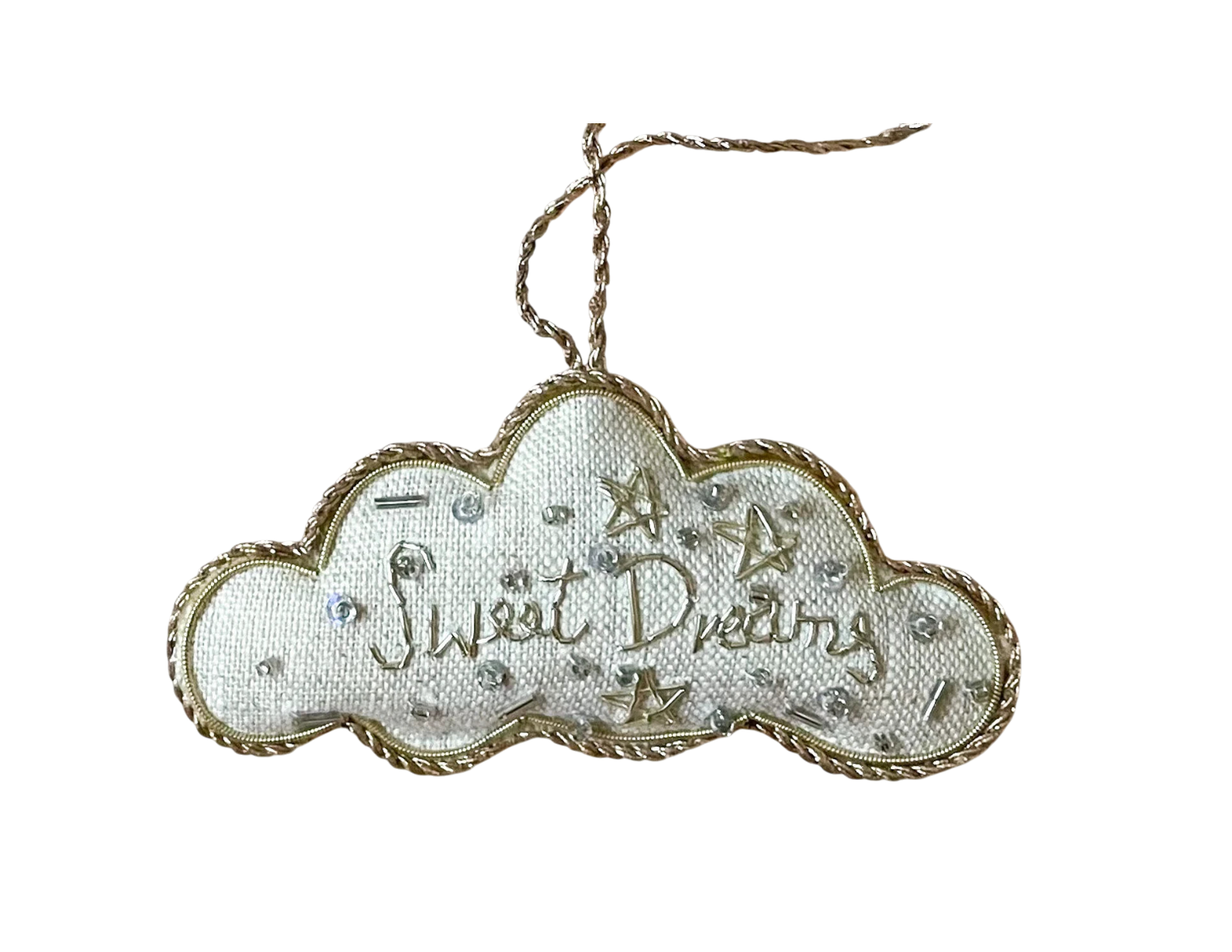 Katie Linen Cloud Ornament