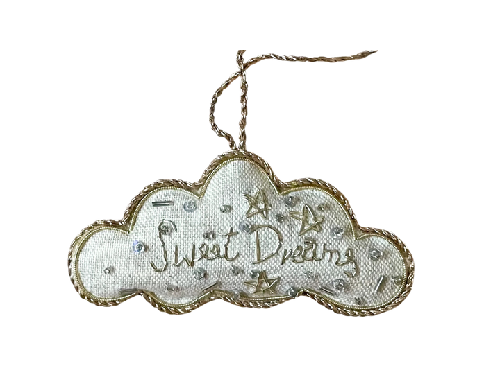 Katie Linen Cloud Ornament