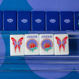 Mahjong Tile Set Sapphire Blue