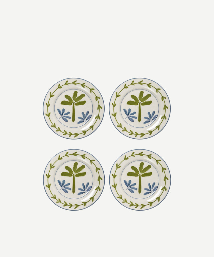 Bananeira Dessert Plate Set of 4