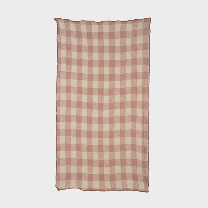 Kitchen Towel Gingham Rose