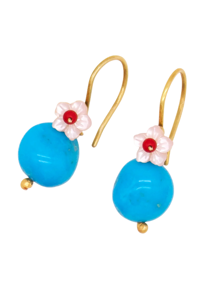 Turquoise Spring Earrings