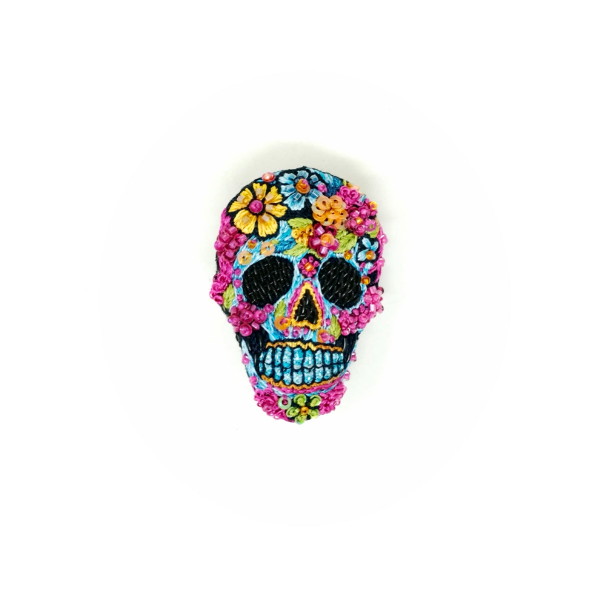Brooch Calaveras Skull