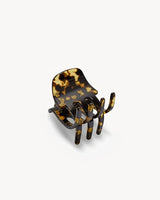 Mini Hair Clip Dark Tortoise