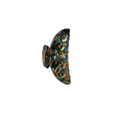 Midi Hair Clip Green Tortoise