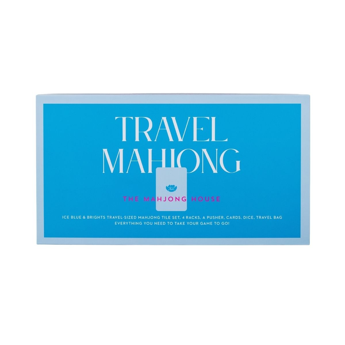 Travel Mahjong Set Ice Blue