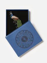 Brooch Indian Peacock
