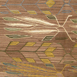 Wild Wheat Green Kilim Rug