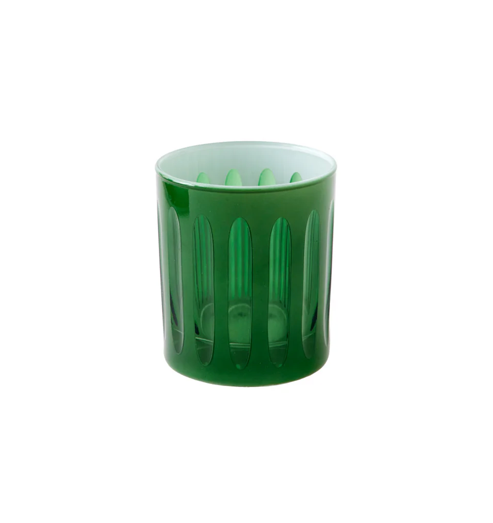 Empire Malachite Glass Rocks (Set of 4)