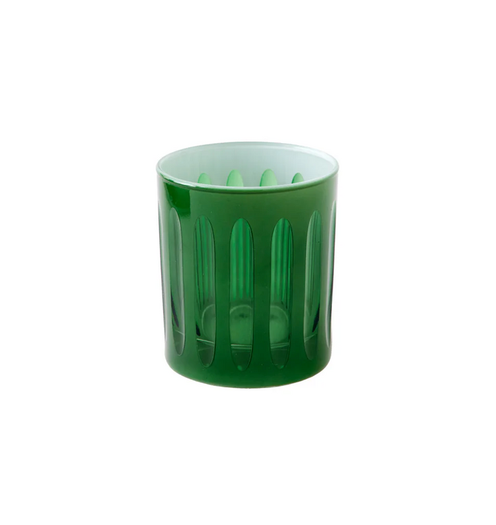 Empire Malachite Glass Rocks (Set of 4)
