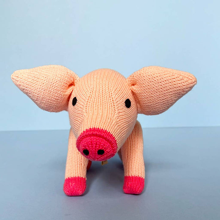 Knitted Pig Toy