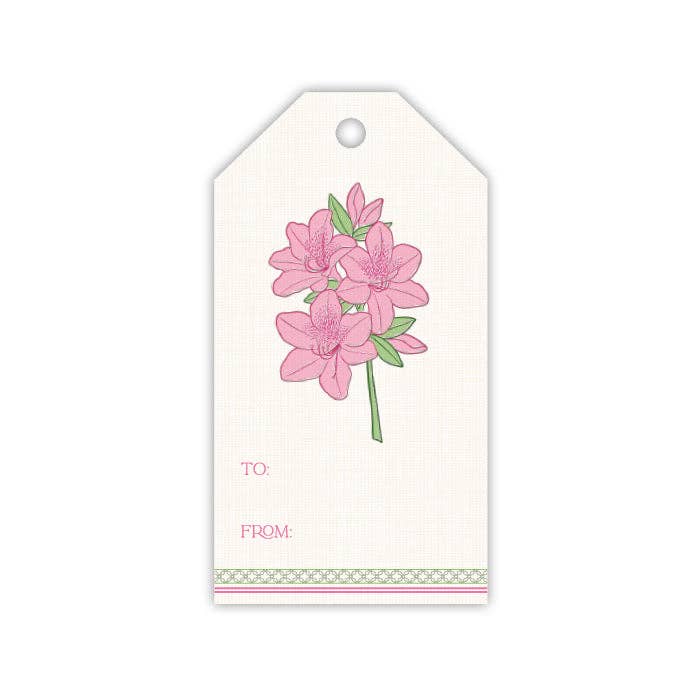 Sue Sartor Pink Azalea Gift Tags