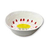 Bowl Large Pink Red Flower