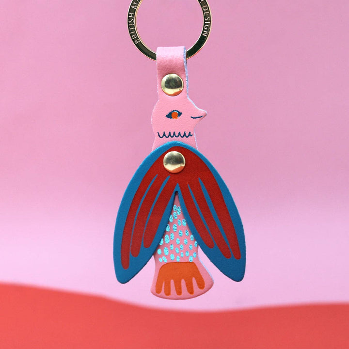 Key Chain Songbirds Pale Pink