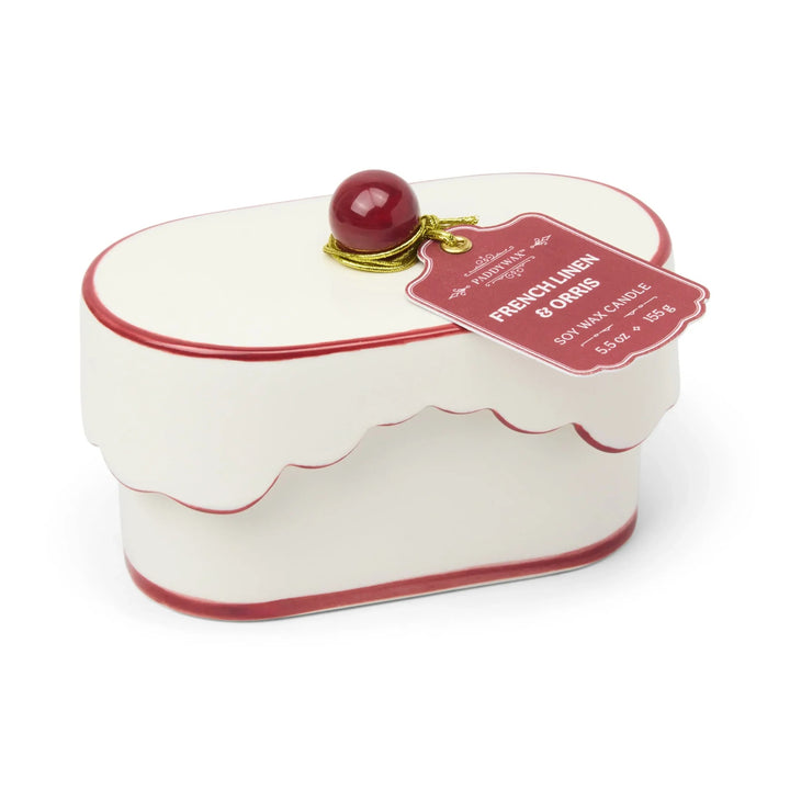 Ceramic Candle French Linen