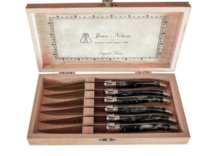 Laguiole Knives Black Marble