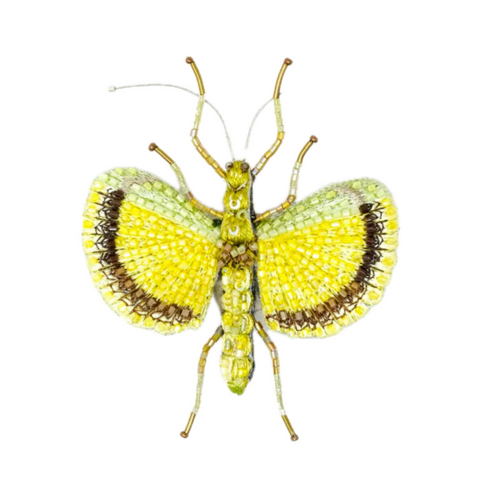 Brooch Yellow Umbrella Insect