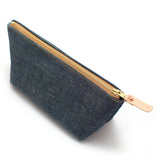 Japanese Denim Travel Clutch