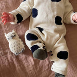 Knitted Owl Rattle Toy