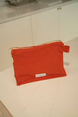 Toiletry Bag in Orange