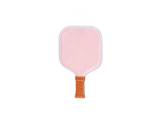 Pink Pickleball Paddle Linen Cocktail Napkins Set of 4