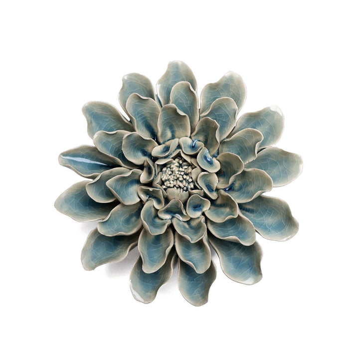 Teal Dinner Plate Dahlia