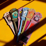 Clock Bookmark Hot Pink