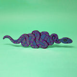 Snake Bookmark Petrol Blue