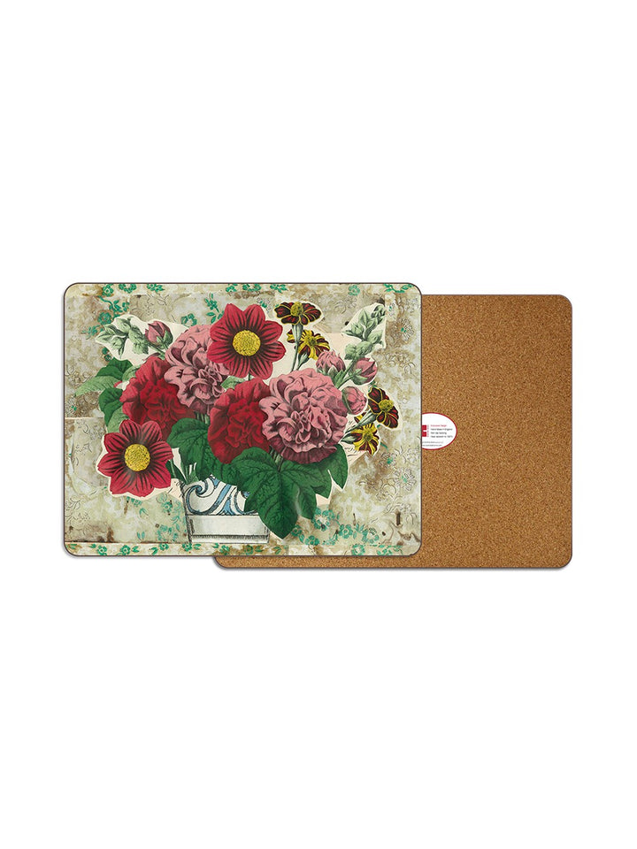 Placemat Set of 2 Summer Flowers