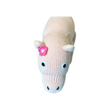Stuffed Hippo White Toy