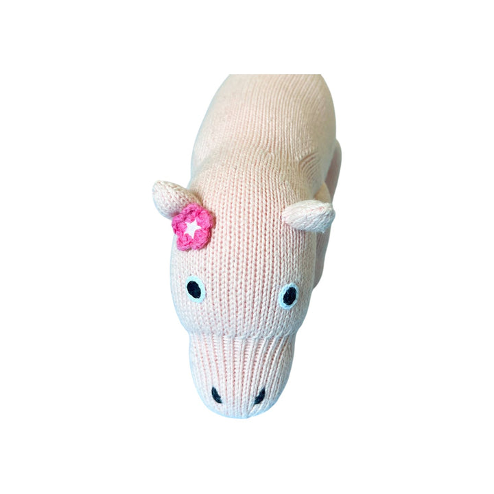Stuffed Hippo White Toy
