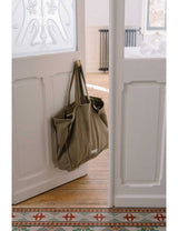 Lime Green Canvas Tote