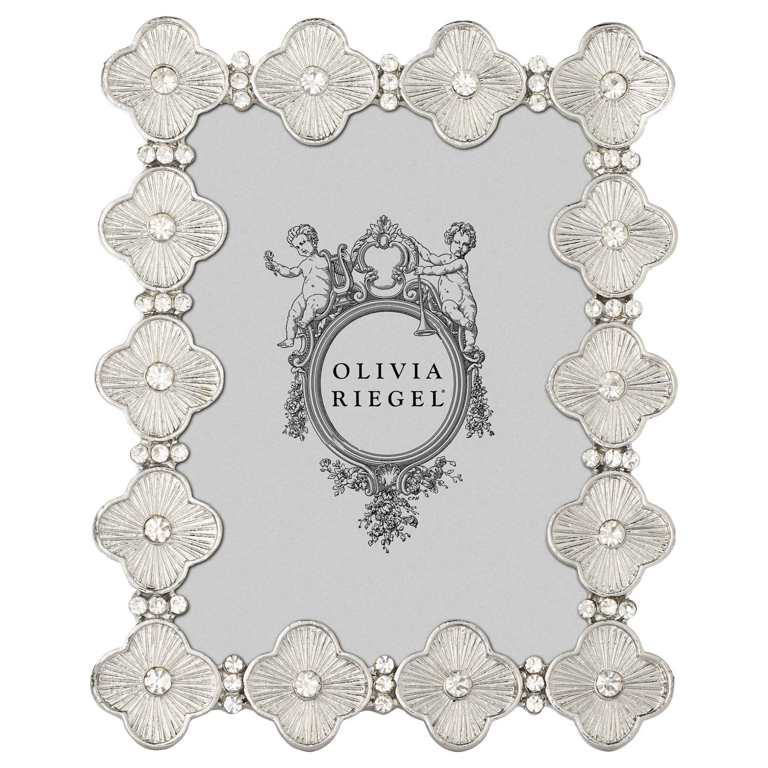 Frame Clover Silver 2.5"x3.5"