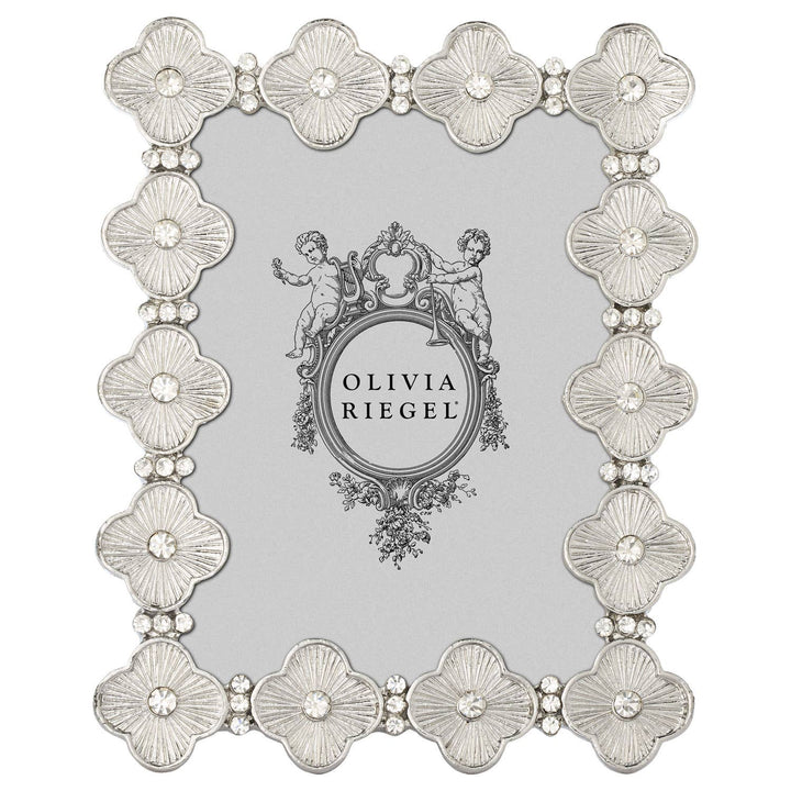 Frame Clover Silver 2.5"x3.5"