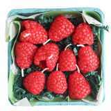 Beeswax Candles Raspberry Set of 10