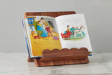 Scalloped Wood Book Stand