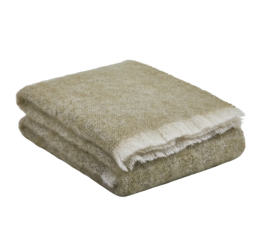 Throw Mooneen Olive