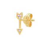 Fine Topaz Arrow Stud