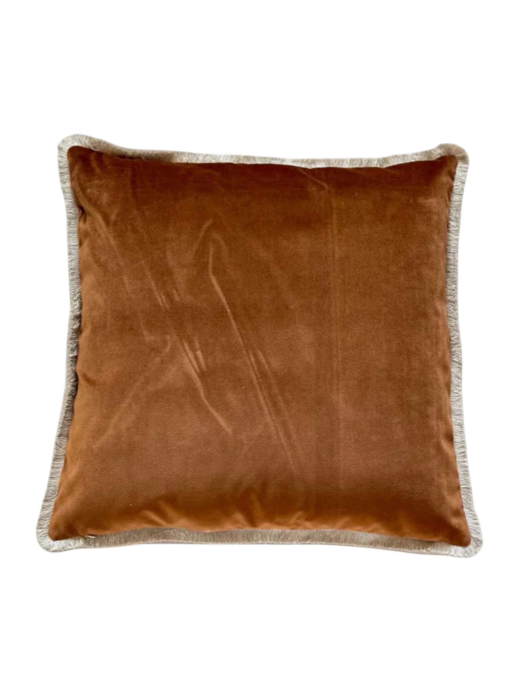 Velvet Cognac 24" x 24" Pillow