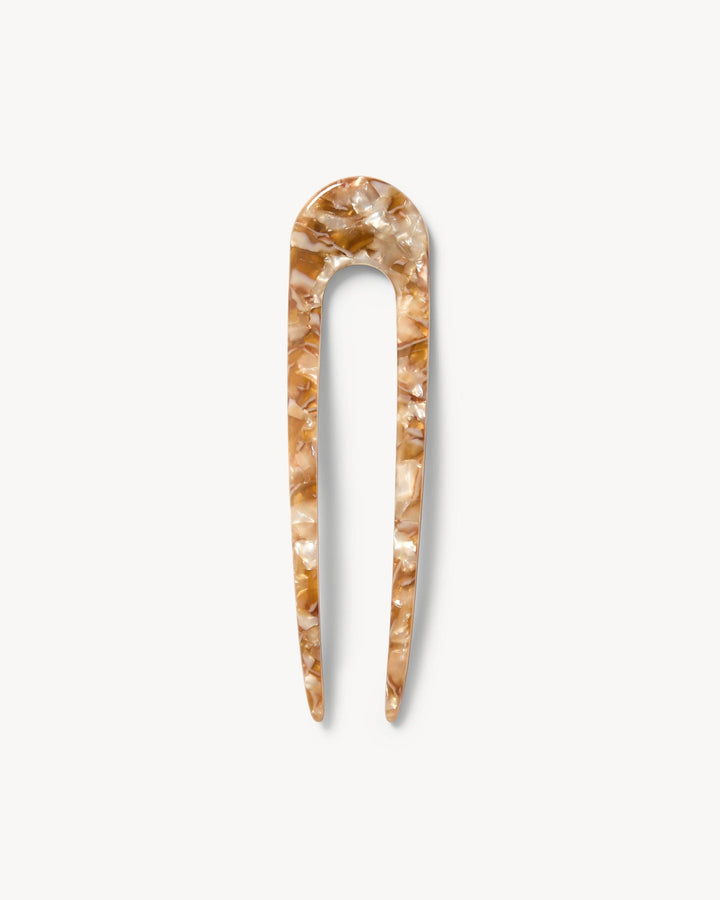 French Hair Pin Baja Tortoise