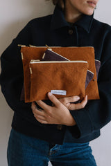 Eggplant Purple Small Pouch
