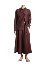 Claudia Skirt Chocolate