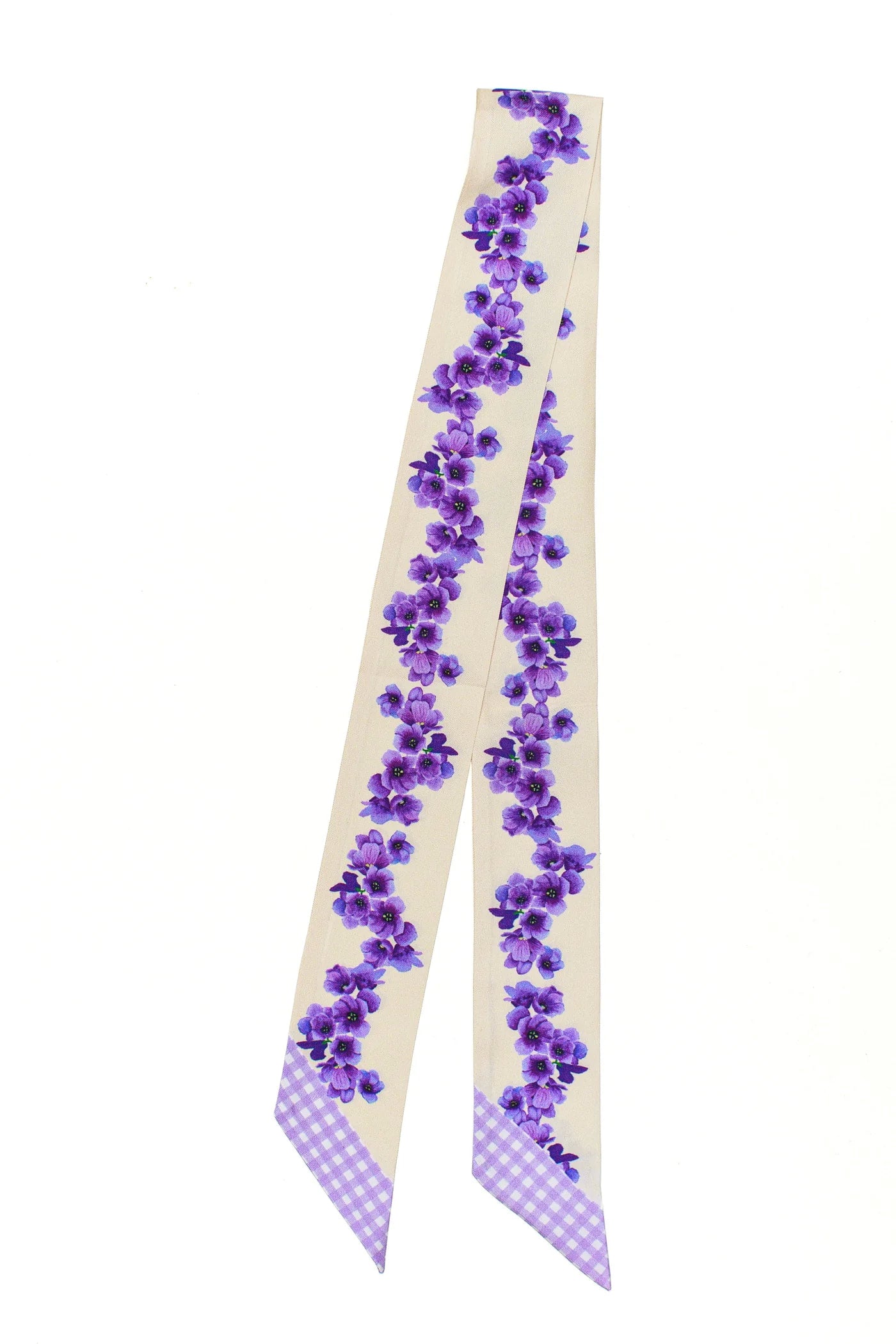 Ribbon Beige Silk Flora