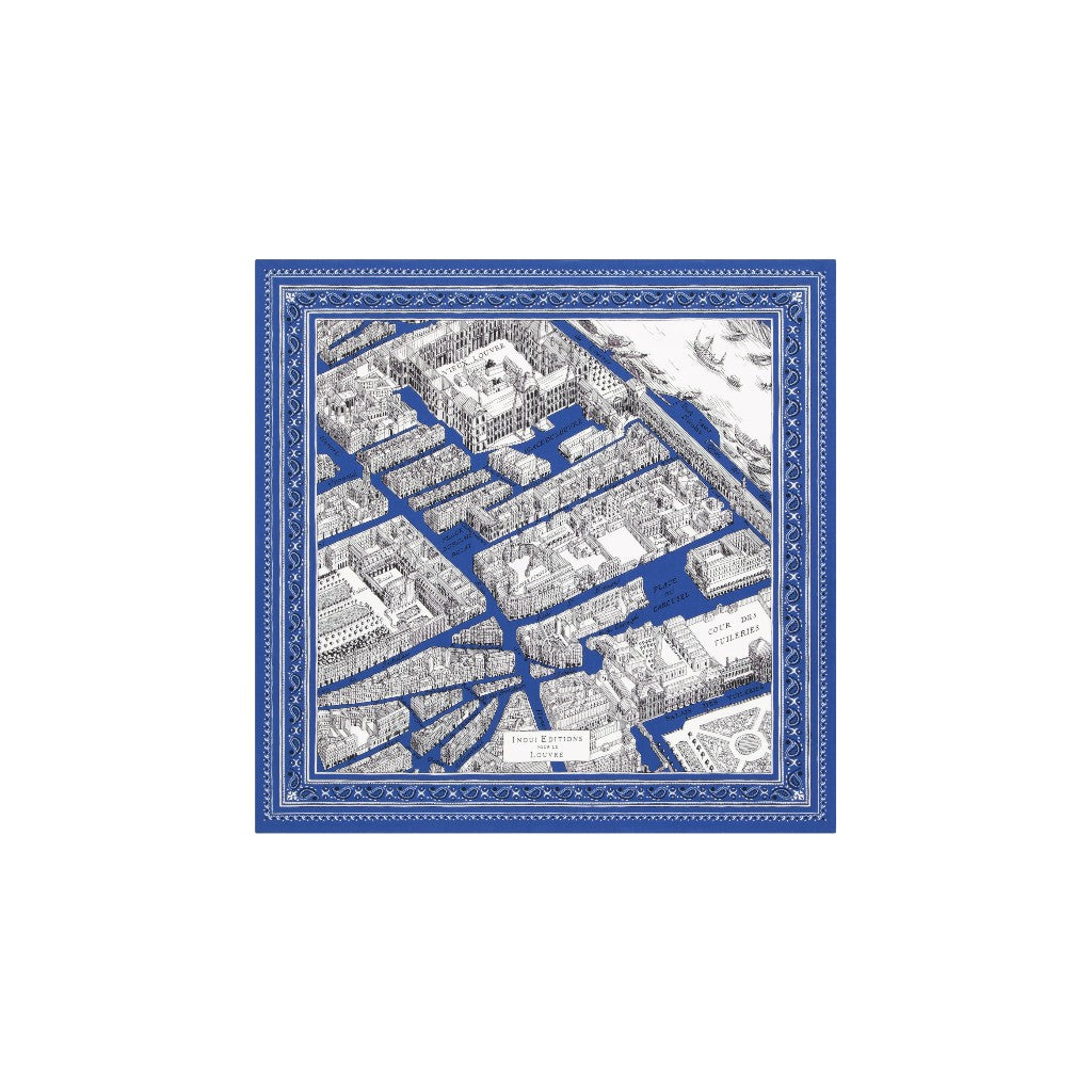 Scarf Louvre Blue