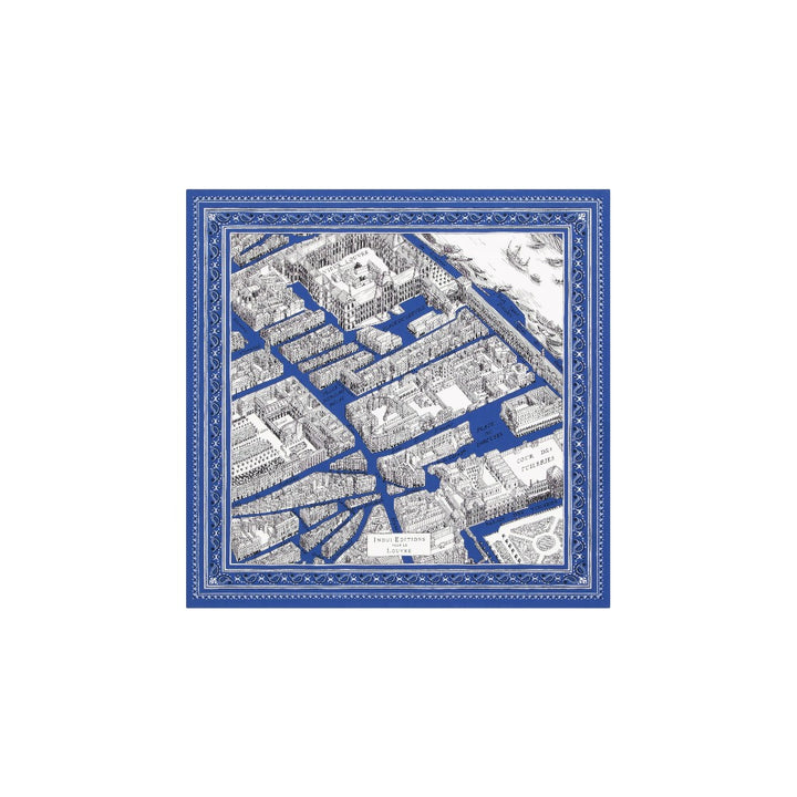 Scarf Louvre Blue