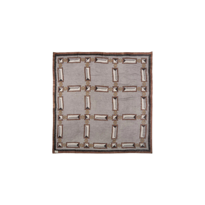 Bricks Chains Gray Scarf