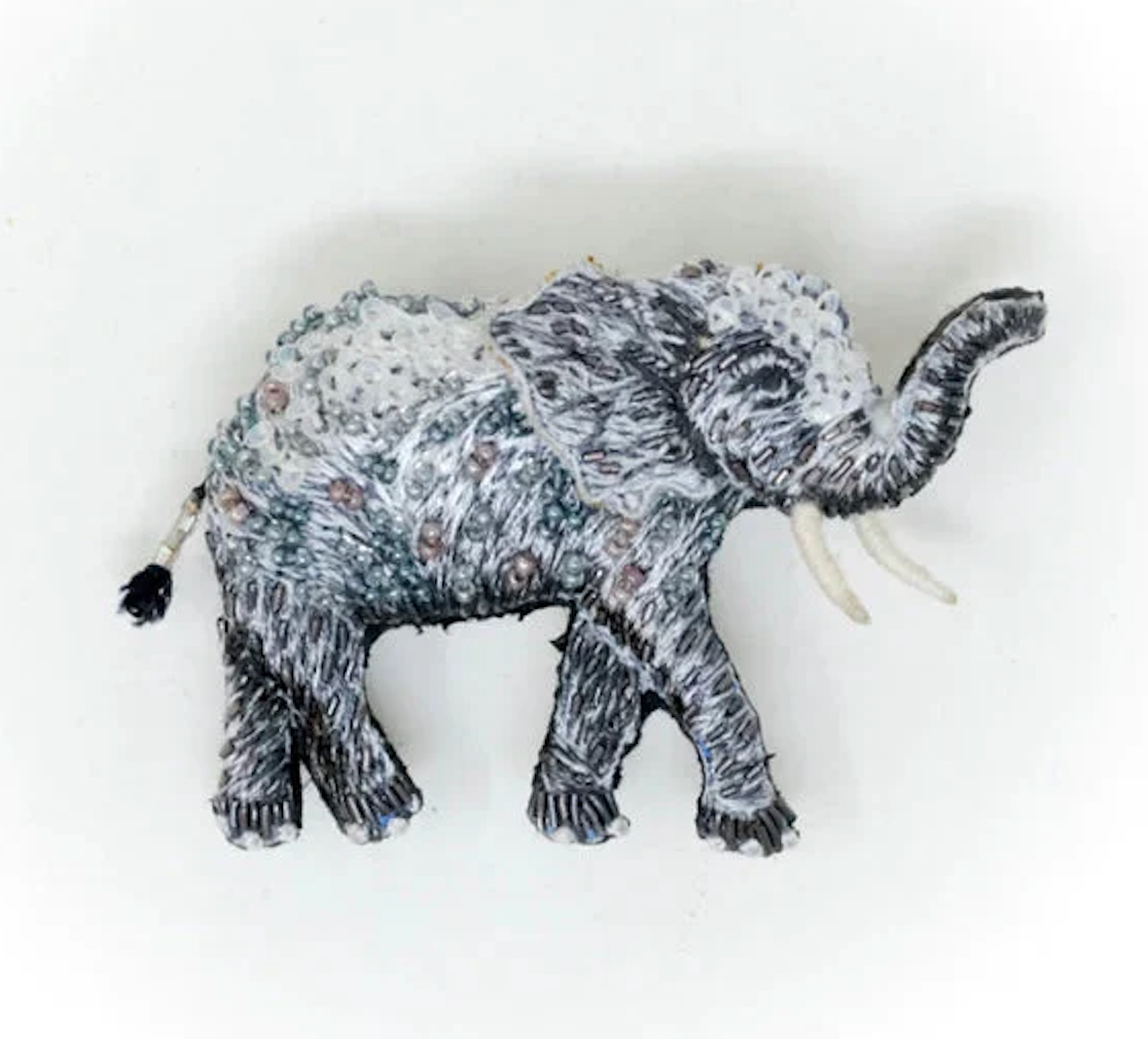 Brooch African Forest Elephant