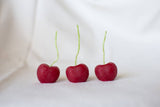 Beeswax Candle Cherries Set of 10