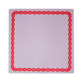 Double-Sided Mahjong Mat Purple & Red/Green